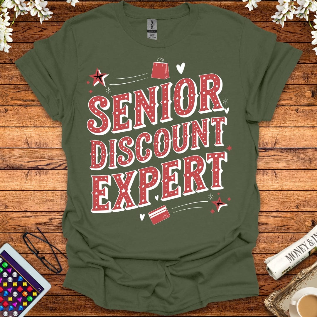 Senior Discount Expert T-Shirt