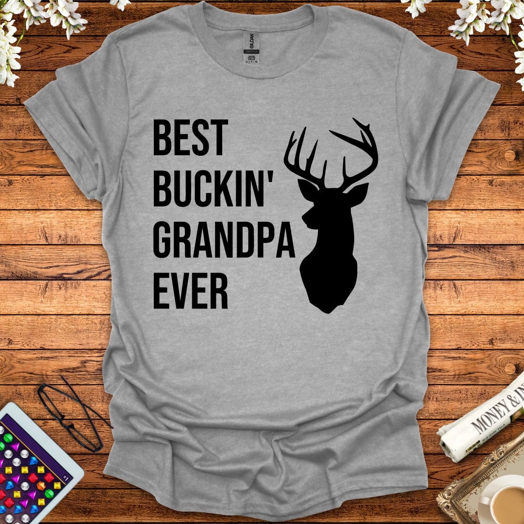 Best Buckin' Grandpa Ever T-Shirt